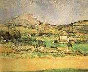 Paul Cezanne La Montagne Sainte-Victoire vue du chemin de Valcros USA oil painting artist